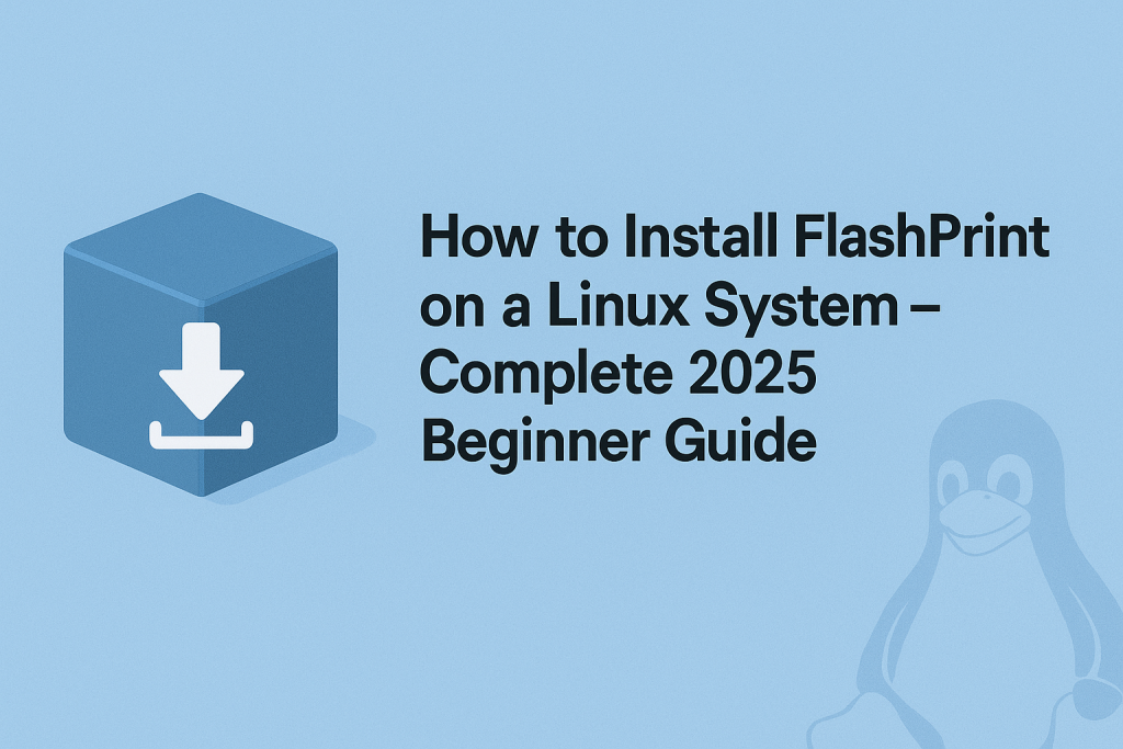 How to Install FlashPrint on a Linux System – Complete 2025 Beginner Guide 1 How to Install FlashPrint on a Linux System – Complete 2025 Beginner Guide